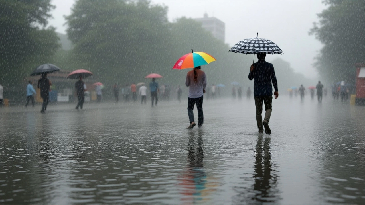 IMD Warns of Thunderstorms and Heavy Rain in East Uttar Pradesh as Temperatures Drop
